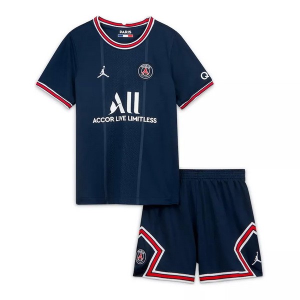 Camiseta Paris Saint Germain Primera equipo Niño 2021-22 Azul